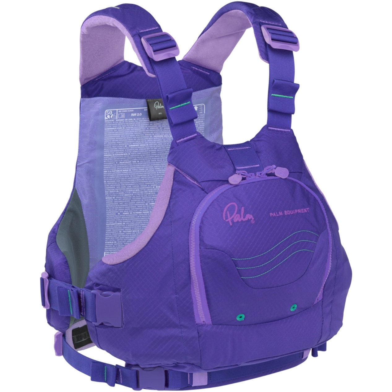 2026 Palm Riff 2.0 Pfd Buoyancy Aid 13797 - Purple / Aster